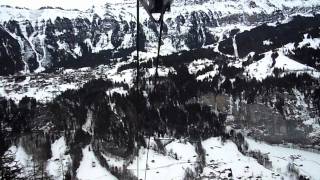 Luftseilbahn Lauterbrunnen  Grütschalp [upl. by Darcie418]