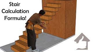 Try This Simple Stair Calculation Formula For Do It Yourself Builders [upl. by Mutz]