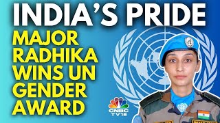 Major Radhika Sen Exclusive  Indian Peacekeeper Wins UN Military Gender Advocate of Year Award [upl. by Ploch751]