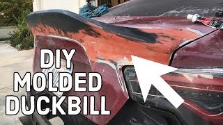 Molding a Duckbill Spoiler Onto My FRS Trunk [upl. by Adnorrahs871]