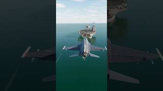 F16 carrier landing [upl. by Anella]