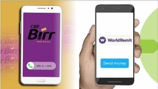 Commercial Bank of Ethiopia CBE and WorldRemit launched international mobile money transfer [upl. by Auqenwahs]