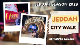 Jeddah Season 2023  Jeddah City Walk Walkthrough jeddahseason2023 citywalkthrough citywalk ofw [upl. by Aizatsana]