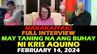 KRIS AQUINO LATEST NEWS FAST TALK WITH BOY ABUNDA February 14 2024 [upl. by Natalia810]