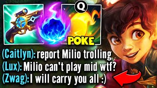 My whole team flamed me for picking Milio mid and then I carried them all [upl. by Heffron]