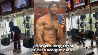 1555 training total  165 weight class Age 20 [upl. by Scriven278]