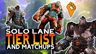 PREDECESSOR OFFLANE TIER LIST AND MATCHUPS [upl. by Yesiad850]