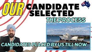 Candidate cleared the 1st Stage Candidates placed by us till now in AusNZ [upl. by Brag]