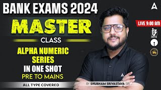 Alphanumeric Series Reasoning Tricks and Concepts  Bank Exam 2024 Reasoning By Shubham Srivastava [upl. by Greiner]