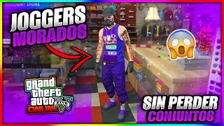 ✅SIN BORRAR TRAJES JOGGER MORADOS  CONJUNTO MODEADO SIN HACKS【PS4PS5XboxOnePc】 [upl. by Ciprian963]