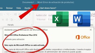 Esta copia de Microsoft Office no está activada  Error de activación de productos  SOLUCION✅ [upl. by Strephonn]