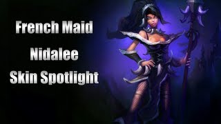 NEW French Maid Nidalee Skin Spotlight [upl. by Atiuqat506]