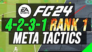 FC 24  4231 Rank 1 META Custom Tactics amp Instructions Post Patch Including Playerstyles Updates [upl. by Leelahk]