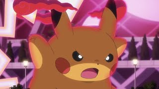 UK GIGANTAMAX Pikachu  Pokémon Journeys  Official Clip [upl. by Almeeta]