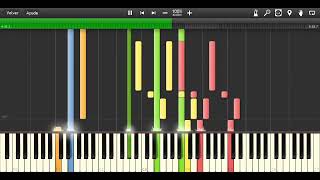 The Decemberists  The Mariners Revenge Song Piano Ver on Synthesia [upl. by Anirol93]