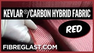 KevlarCarbon Hybrid Fabric  Red [upl. by Natam]