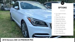 2018 Genesis G80 Melbourne FL H84715B [upl. by Nomrac305]