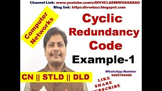 Example Problem on Cyclic Redundancy Code  Cyclic Redundancy Code  Error Detecting Codes  CN [upl. by Aizat]