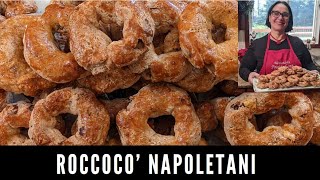 Roccoco’ Napoletani  Christmas Cookie Edition  Roccoco Video Recipe  Italian Cookies [upl. by Nnaeirual]