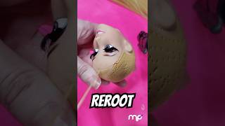 Rerooting custom Odette doll PART 2✂️ [upl. by Hsekin]