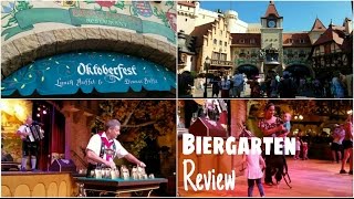 Biergarten Restaurant Review  Epcot Walt Disney World Resort [upl. by Tandi107]