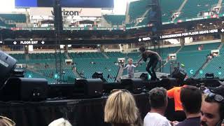 Deveraux Jagger warming up the stage for The Rolling Stones in Miami 8302019 [upl. by Aker]