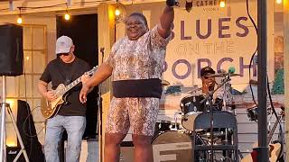 Peggy HemphillLesueur aka Lady Trucker live at Graceland Too Blues On The Porch 81923 [upl. by Yerac]