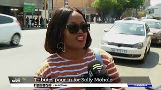 Gospel Icon  Tributes pour in for Solly Moholo [upl. by Norrad639]