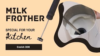 Everich ODM Milk Frother VS Other milkfrother chinesesupplier [upl. by Fitts]