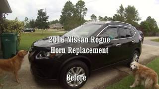 Nissan Rogue 2016 Horn Replace [upl. by Toulon485]