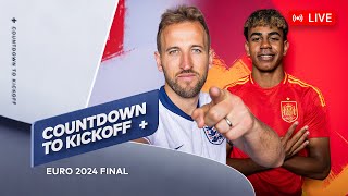 LIVE from Berlin Its EURO 2024 FINAL time with Spain v England  Countdown to Kickoff [upl. by Pyotr868]