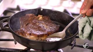 How To Make Pan Seared ButterBasted Steak [upl. by Aniret]