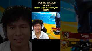 TONDE gamer Prank with 2B GAMER 😆😆 freefire tondegamer shorts [upl. by Ponce]