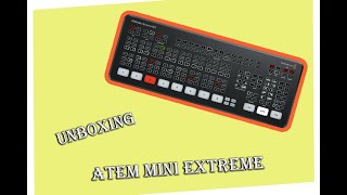 True PROFESSIONAL ATEM Mini Extreme  UNBOXING video switcherencoder [upl. by Carmen]