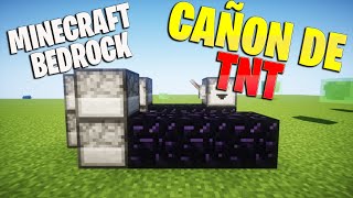 COMO HACER un CAÑON de TNT en MINECRAFT BEDROCK 117  MINECRAFT PS4 PE XBOX WINDOWS SWITCH [upl. by Corissa]