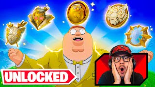 Unlocking The GOLD PETER GRIFFIN in Fortnite [upl. by Yarazed506]