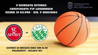 San Carlo Sport vs Ebro Basket [upl. by Niraj]