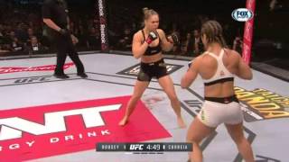 UFC Ronda Rousey manda ko Bethe Correia in 34 secondi [upl. by Nytsirt]