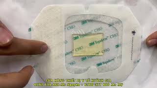 Băng y tế vô trùng trong suốt có gel Chlorhexidine Gluconate IV 1658R [upl. by Ayotel803]