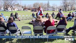 Former Erik Ramstad Middle School dedicated to Plum River Native Prairie project [upl. by Eyla]