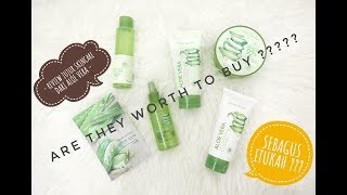 ALOE VERA BENERAN SEBAGUS ITUKAH   NATURE REPUBLIC REVIEW [upl. by Antonietta]