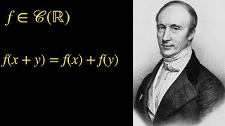 Solutions continues de l’équation fonctionnelle de Cauchy [upl. by Gunilla]