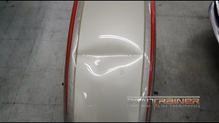 Super Deep PDR Crease Repair Harley Fender [upl. by Sipple]