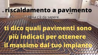 pavimenti riscaldati pro e contro [upl. by Giah435]