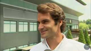 Roger Federer takes the Wimbledon fan quiz [upl. by Vijnas852]