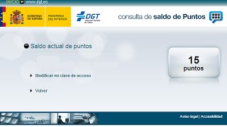 ▷ DGT Puntos • Consultar sin certificado digital ni DNI electrónico [upl. by Dorris325]