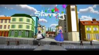 【第7回MMD杯本選】Touhou Sweet Magic Marisa amp Alice [upl. by Lidaa23]