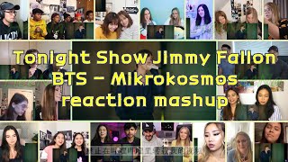 BTS Mikrokosmos Tonight Show Jimmy Fallon｜reaction mashup [upl. by Chrystal606]