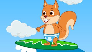 Bridie Squirrel in English  Harmony in Motion The Balancing Act Adventure Cartoon for Kids [upl. by Lette933]