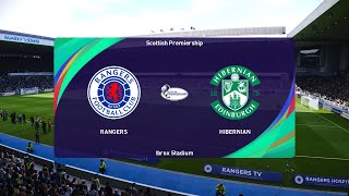 Rangers vs Hibernian 29092024 Scottish Premiership PES 2021 [upl. by Dimitri]